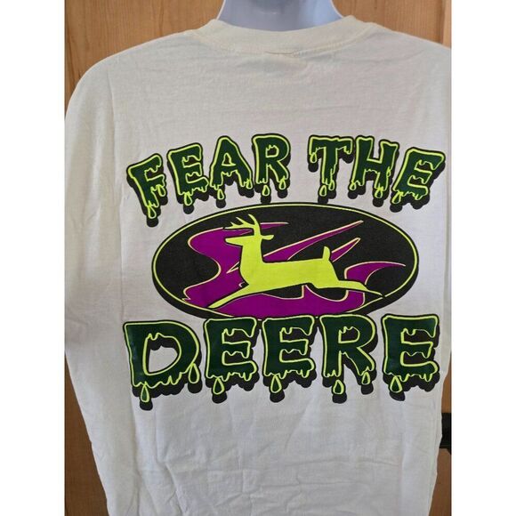 2000 vintage Tripens Night Life Fear The Deere Graphic T-Shirt XXL Delta Cotton - Picture 4 of 6